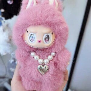 Pop Mart Labubu Lisa pink with keychain – BLACKPINK fans' collectible